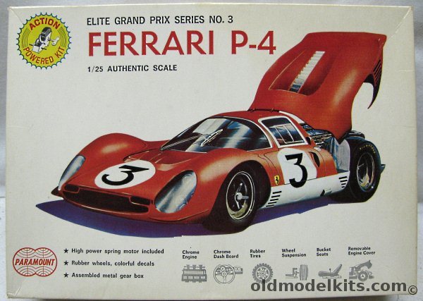 Paramount 1/25 Ferrari P-4 'Elite Grand Prix Series No.3' - Motorized (ex-Eidai), 2015-200 plastic model kit